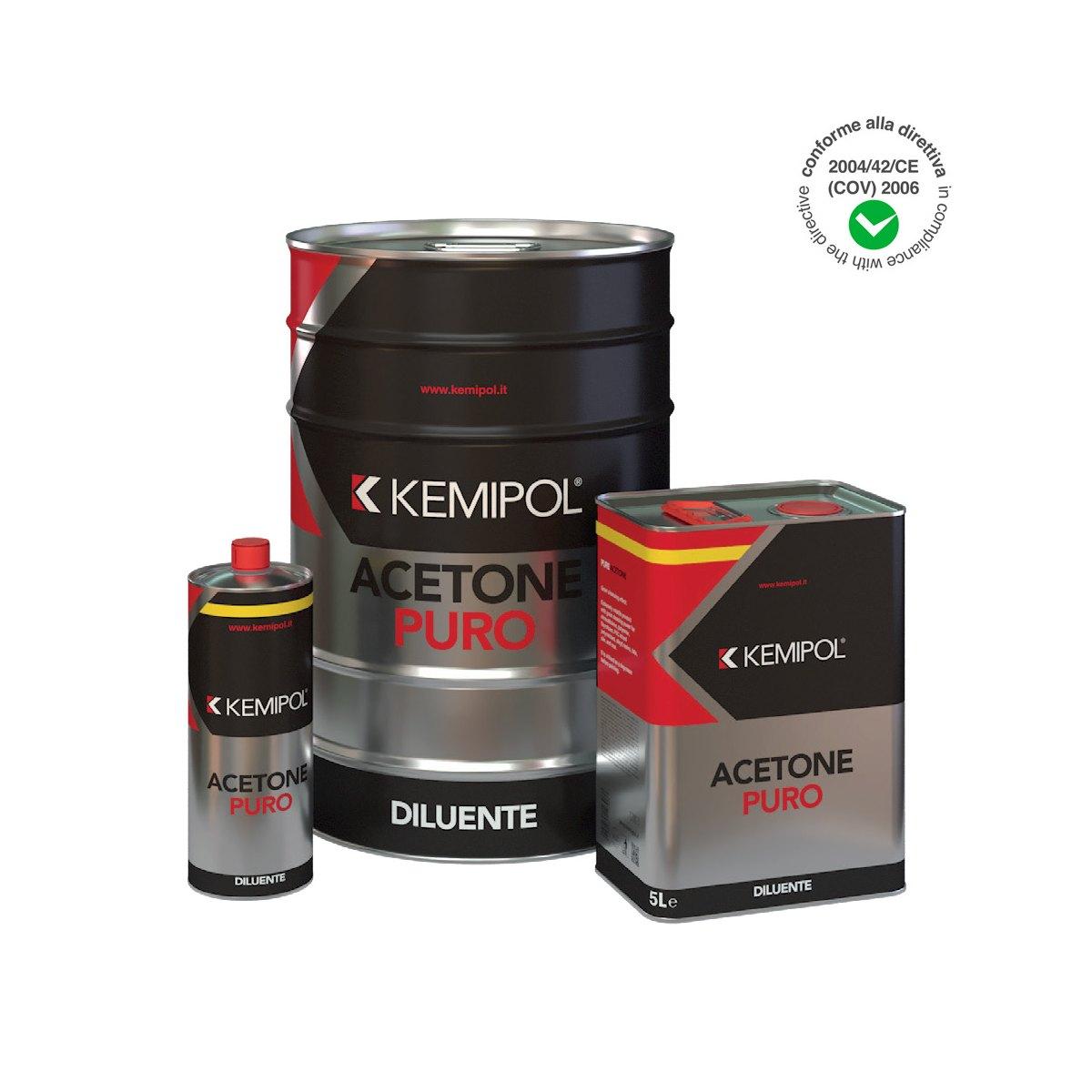 Acetone puro 1 lt kemipol