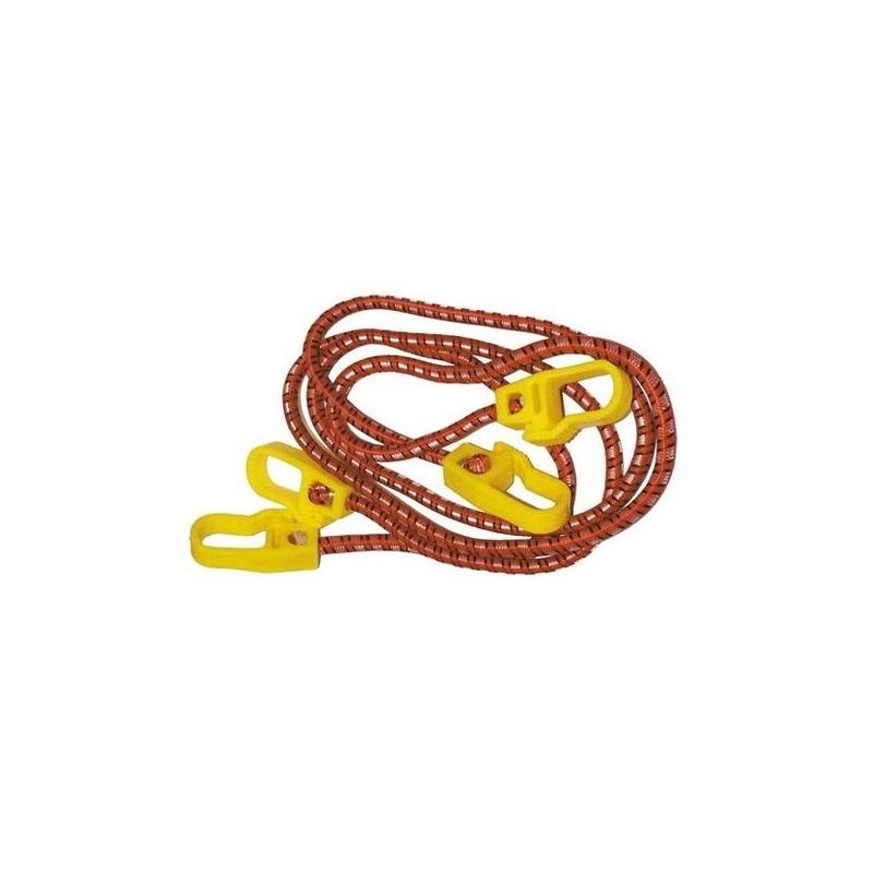Elastico legabagagli gancio plastica 2pz 1,5 mt