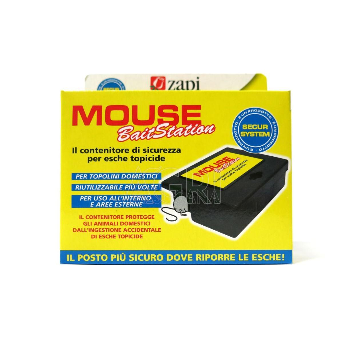 Stazione di sicurezza x esca topicida mini mouse bait