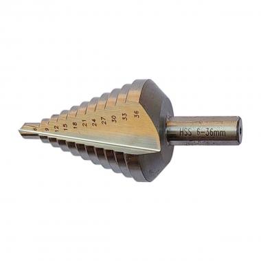 Fresa  a scalino/gradino hss-g 6-36 mm
