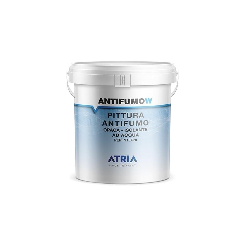 Pittura  antifumo w bianco opaca isolante all'acqua 5 lt