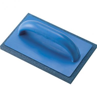 Frattazzo base plastica gomma spugna blu 14x22