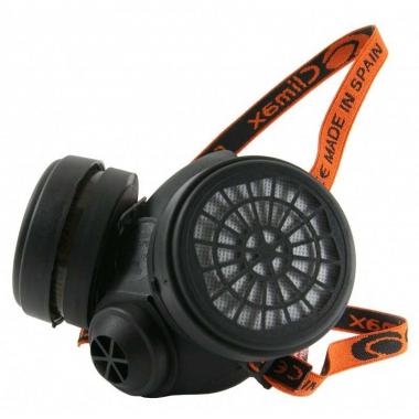 Maschera 2 filtri semplice in gomma climax 755
