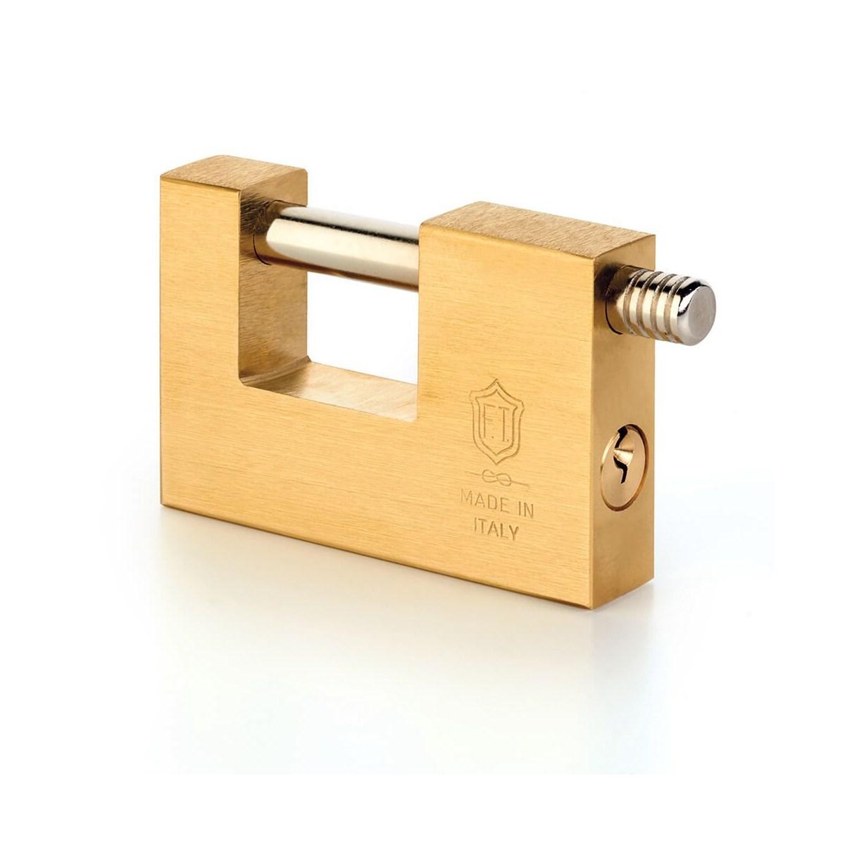 Lucchet. rett. ottone antiscasso mm63 ft