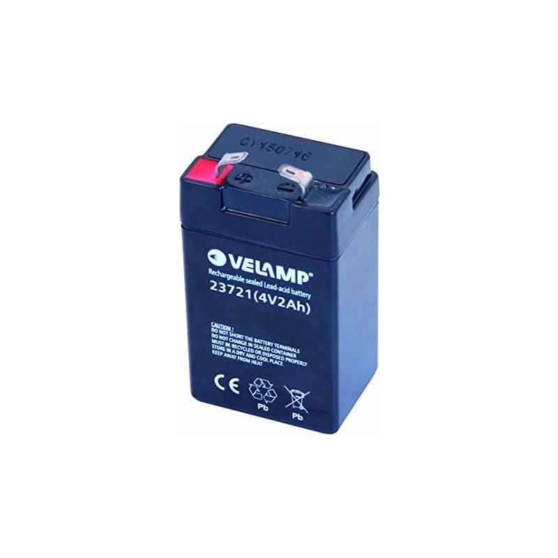 Batteria 6v 2,8ah al piombo senza cablaggio per beghelli