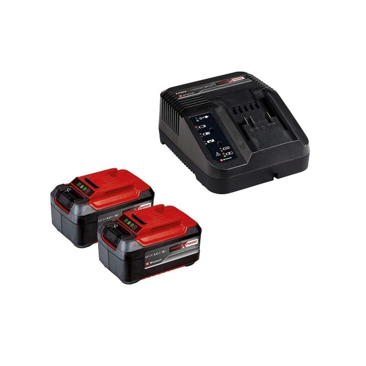 2 batterie 18v-5.2+caricatore