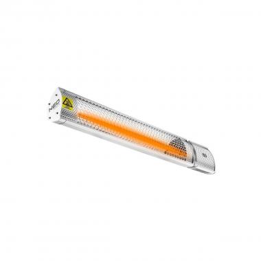 Riscaldatore ad infrarossi 2000 w ip 65 lampada alogena dorata con telecomando