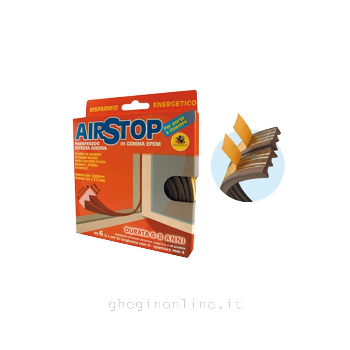 Parafreddo in gomma mm. 9 mt 6 spessore 4 mm