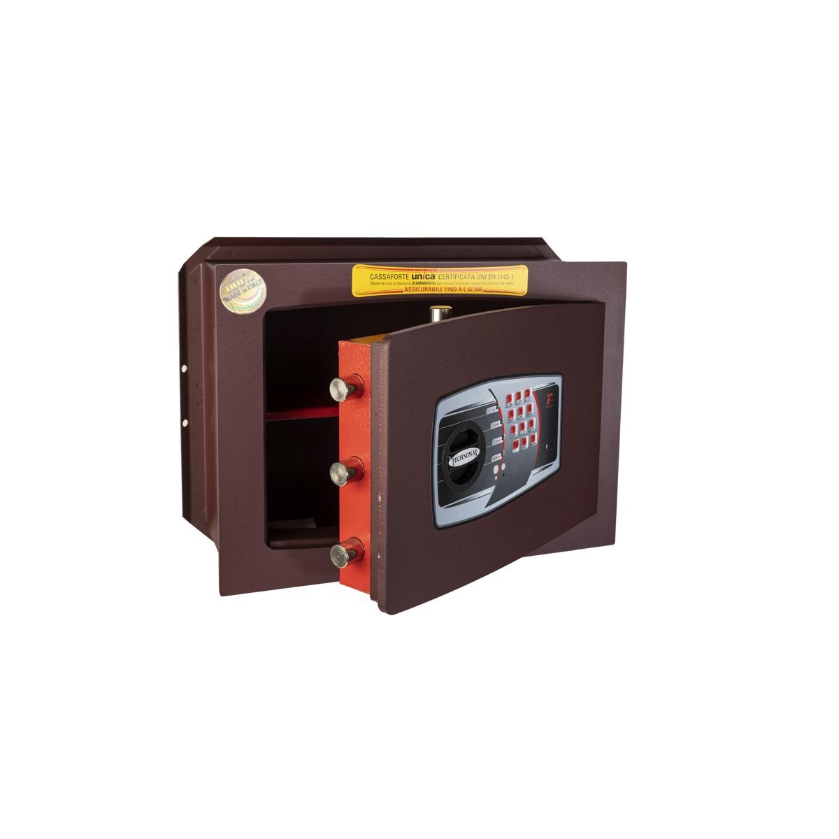 Cassaforte a muro unica - elettronica digit - sp. 30  mm340x460x200 art.ut/5p