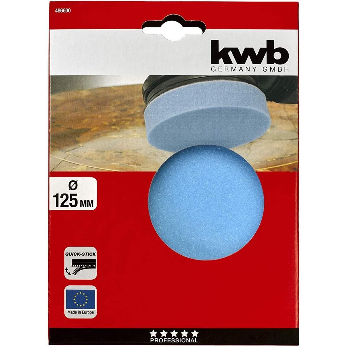 Kwb quick-stick flash drive spugna per lucidatura, autoadesivo, 4866-00