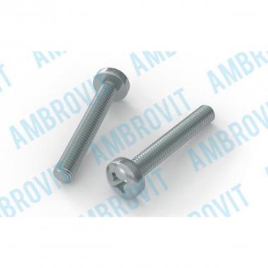 DIN 7985 4.8 - UNI 7687 VITE METRICA TESTA CILINDRICA PH   PH 1 MM 3X20 Cf 1000 pz