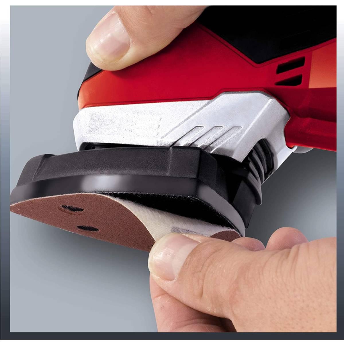 einhell 4464250 Te-DS 20 e Levigatrice Triangolare, Rosso, Nero