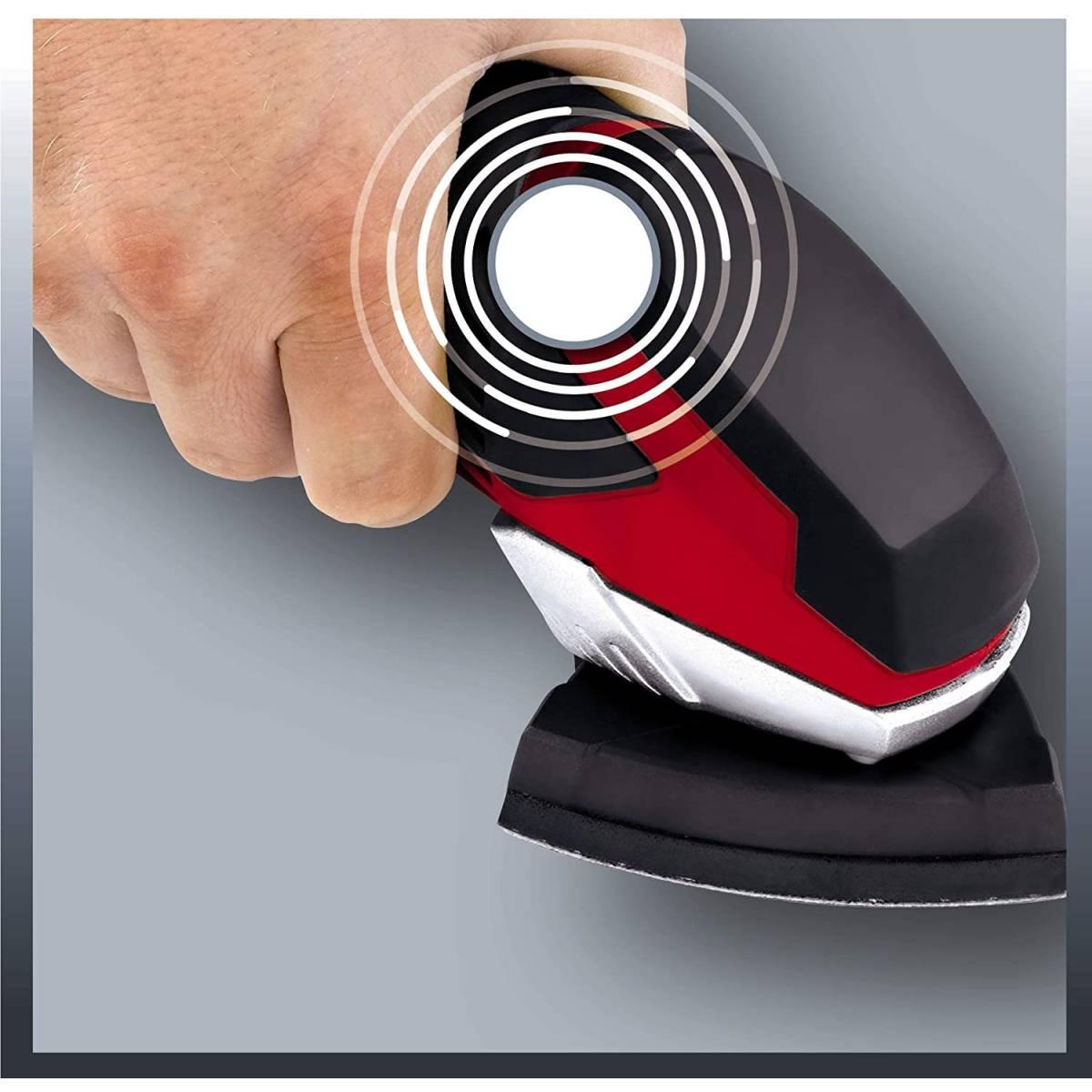 einhell 4464250 Te-DS 20 e Levigatrice Triangolare, Rosso, Nero