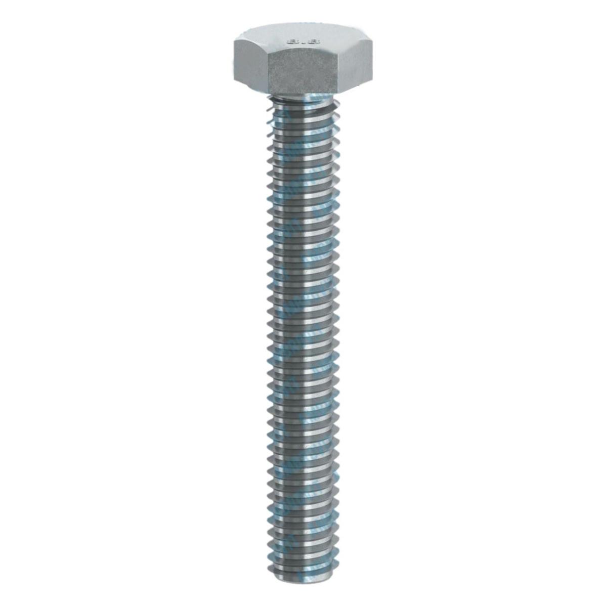 DIN 933 8.8 - UNI 5739 VITE TE TUTTO FILETTO  SW 10 MM 6X12 Cf 500 pz