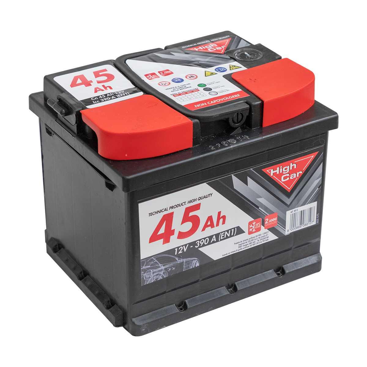 Batteria high-car auto 45ah 400en cassetta l1