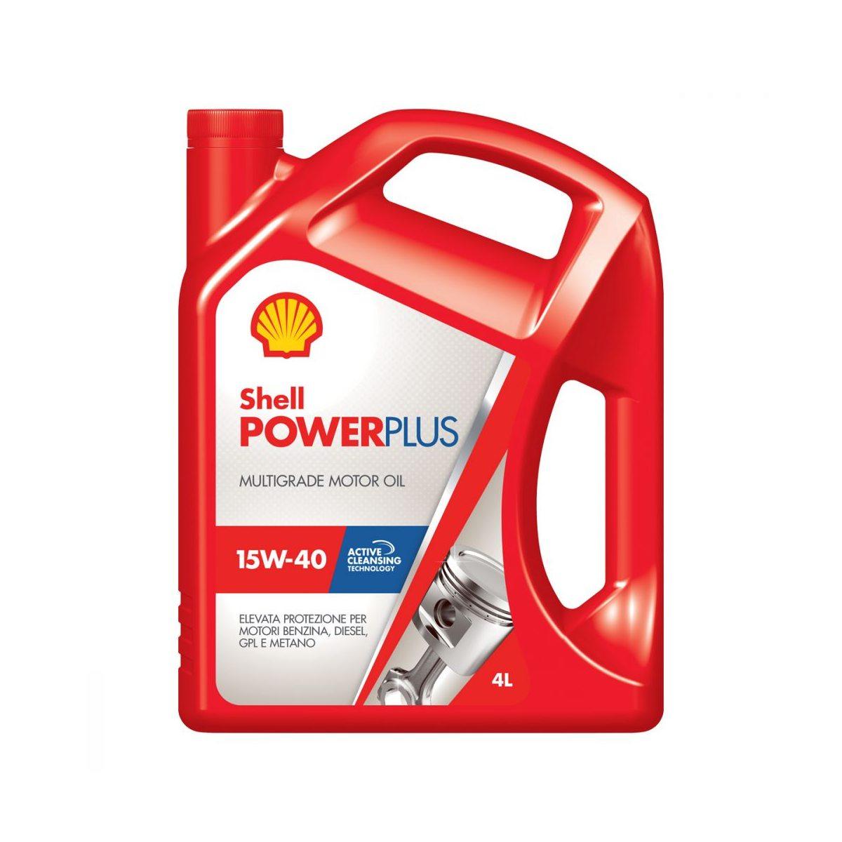 Olio shell power plus 15w40 4 lt