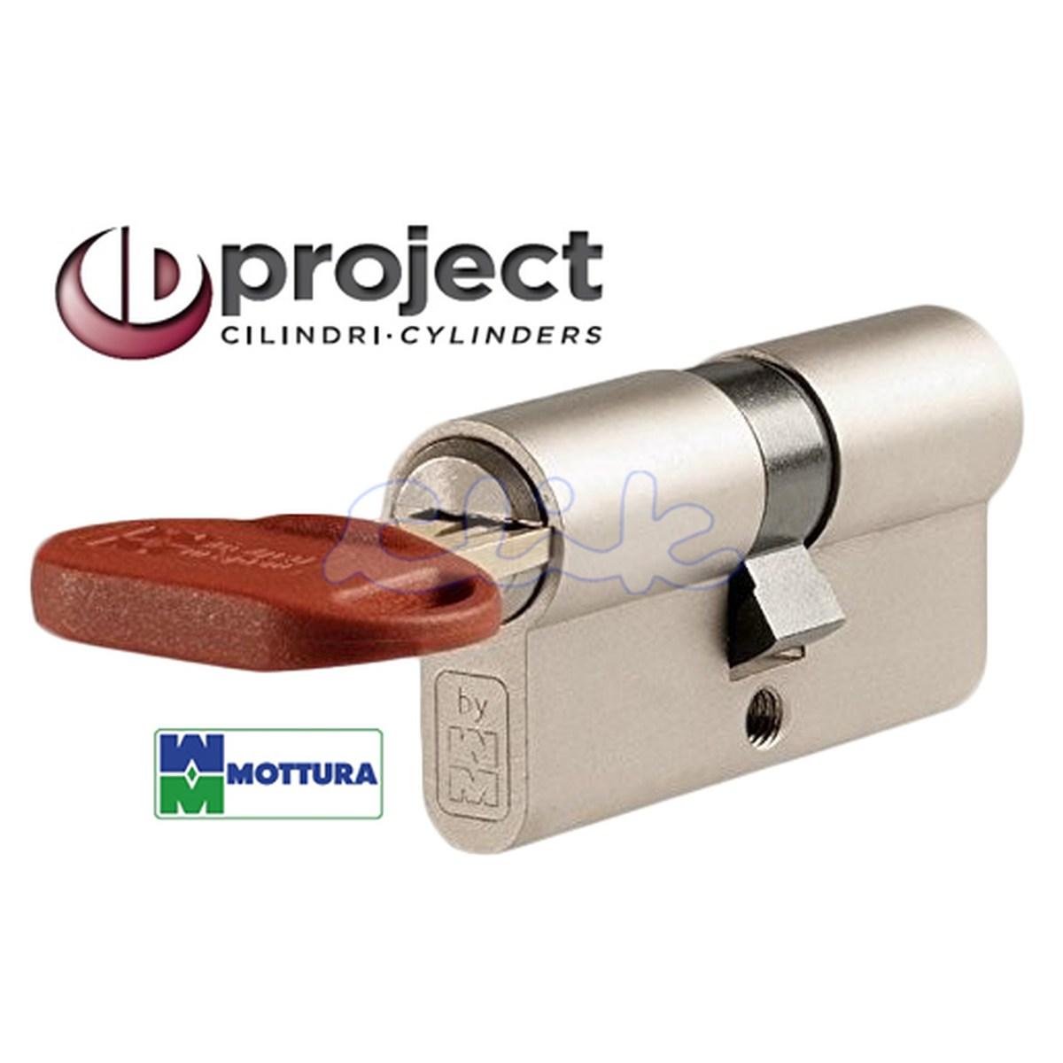 Cilindro c/punz. con predispozione pomolo mottura project mm31+31