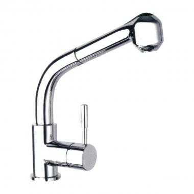 Miscelatore lavello c/alta c/doccia serie gemini