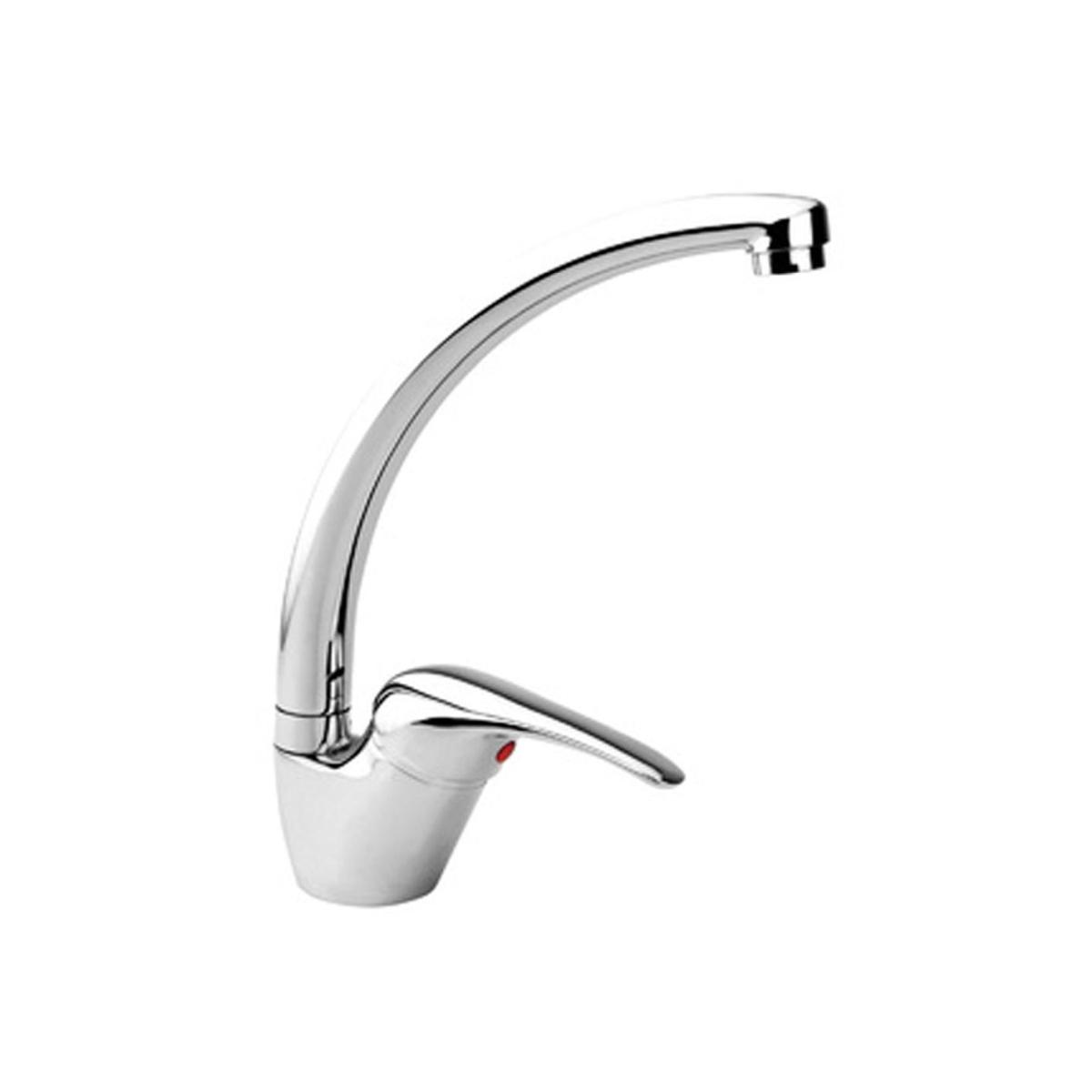 Gruppo lavello canna alta monocomanco serie luna