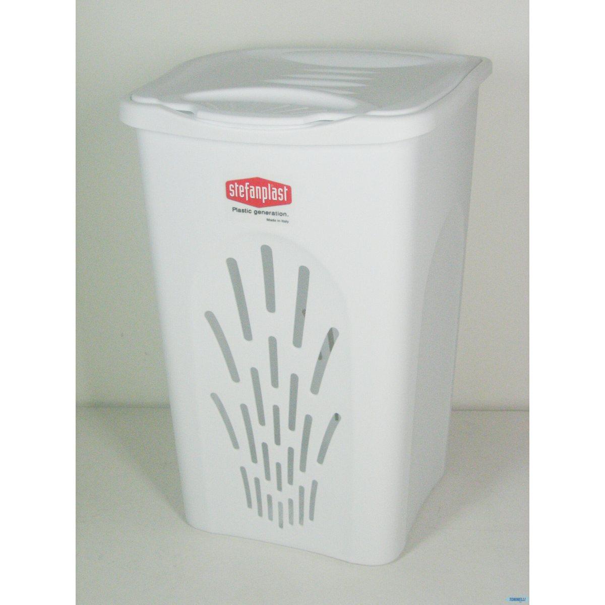 Portabiancheria traforato cm.37x37xh.56 plastica 5olt.