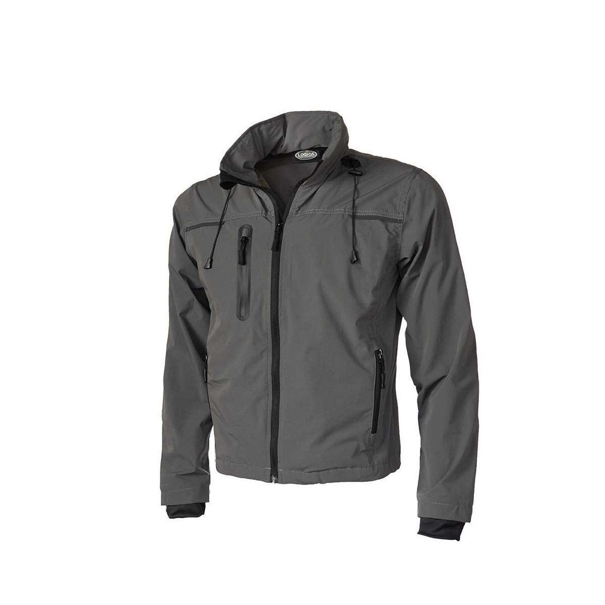 Giubbino stretch grigio 140 gr. c/box