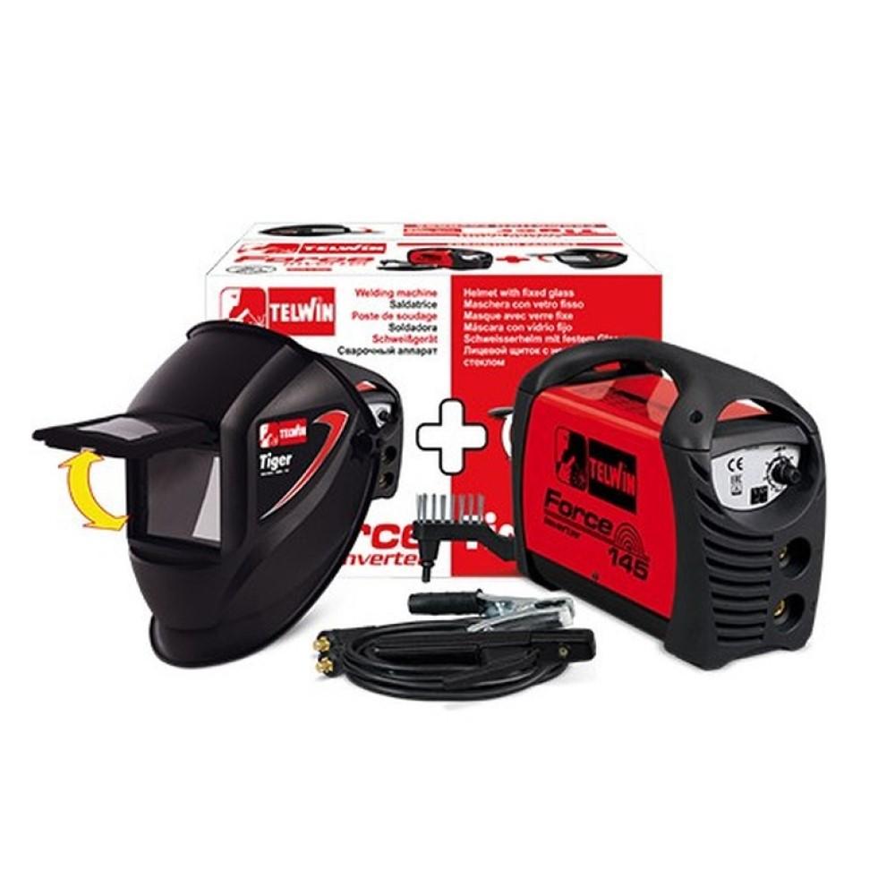 Saldatrice inverter telwin force 145 + acc. e maschera - 815862