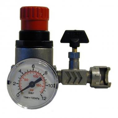 Micro riduttore con manometro 1/4