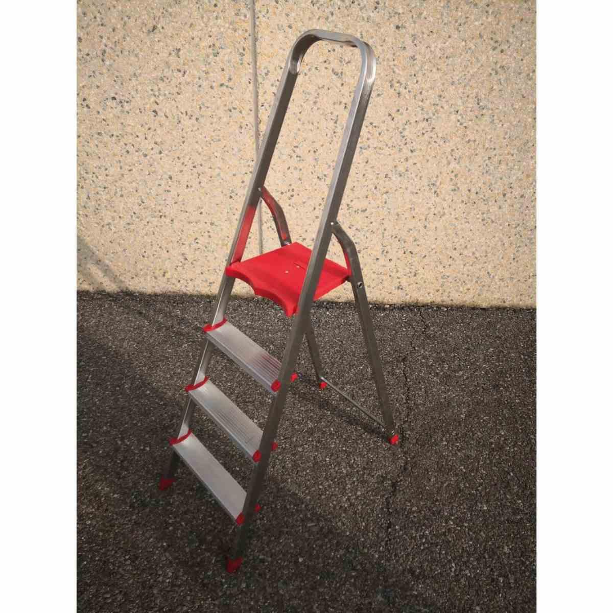 Scala in alluminio 4 gradini sicos