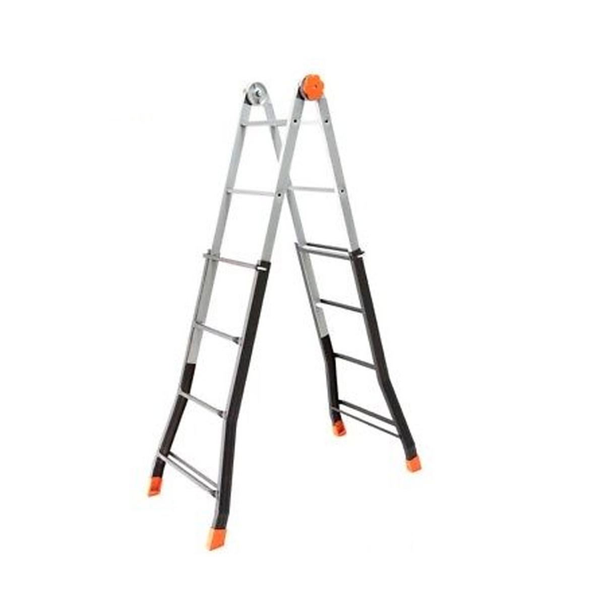 Scala teles. acciaio 5+4 sicos