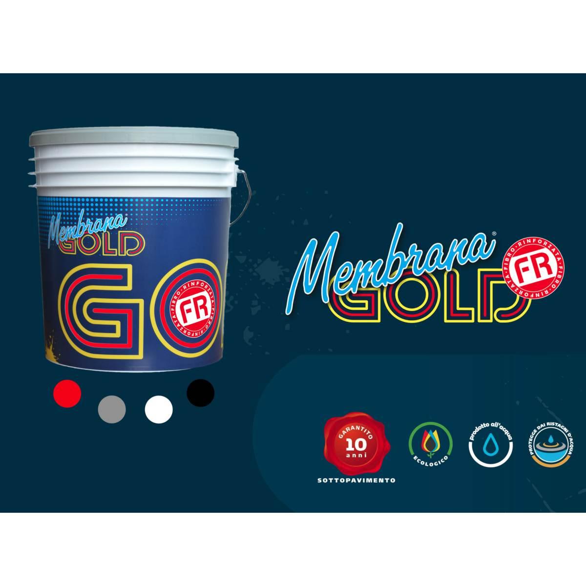 Guaina gold liquida elastica impermeabilizzante  kg. 1,5