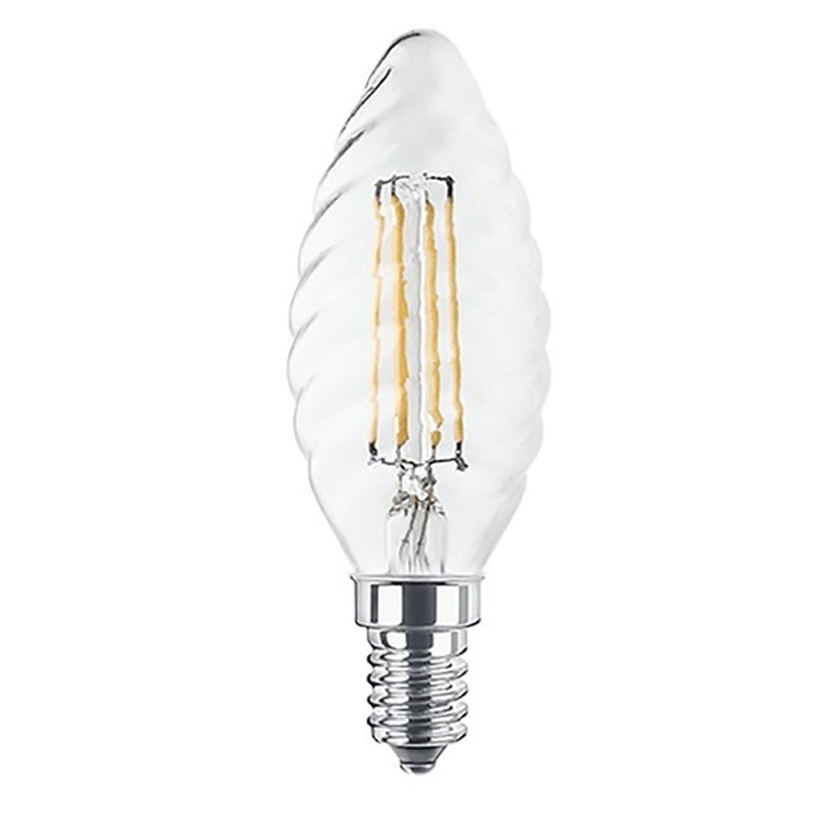 Lampada led filamento torciglione e14 230v\\4w