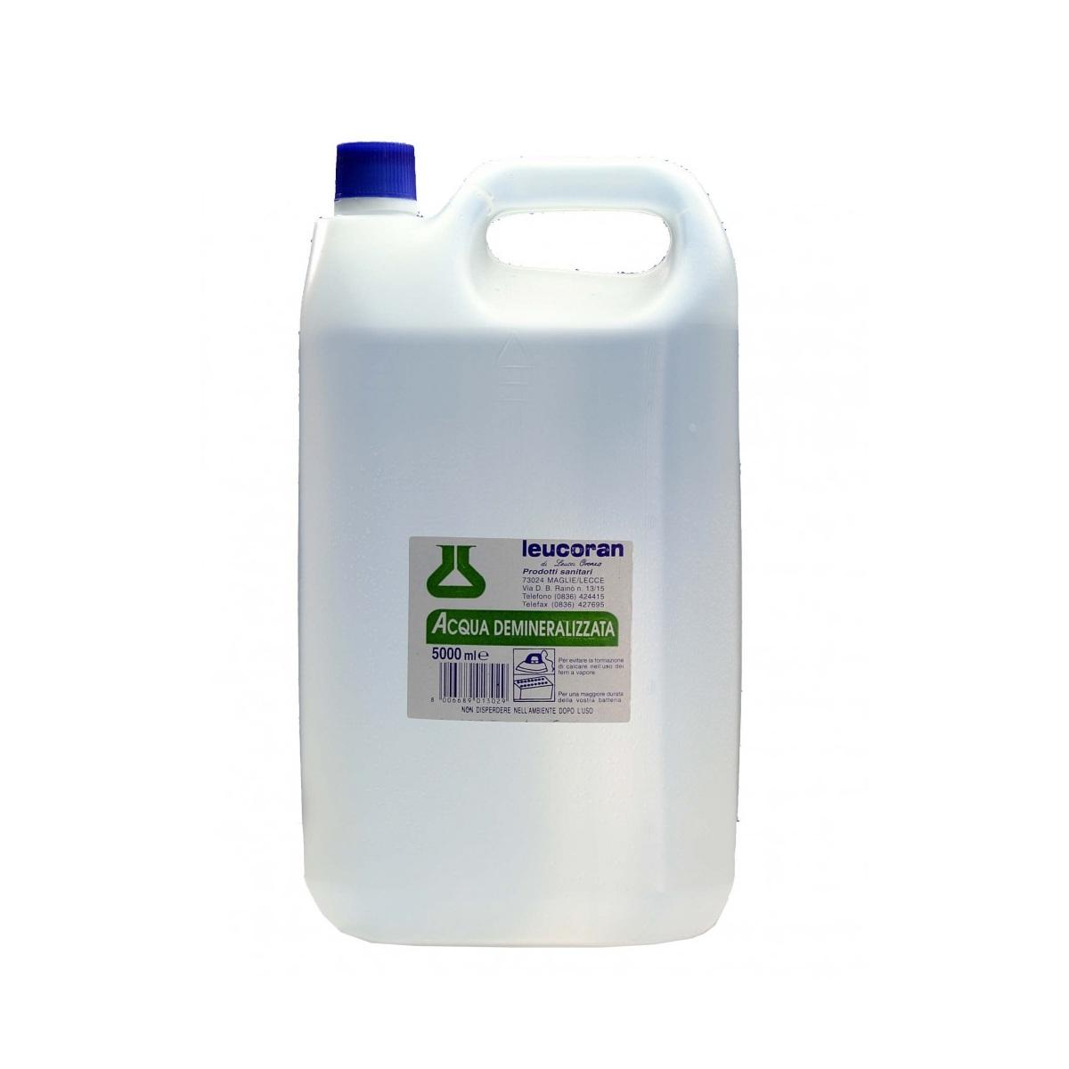 Acqua demineralizzata lt 5