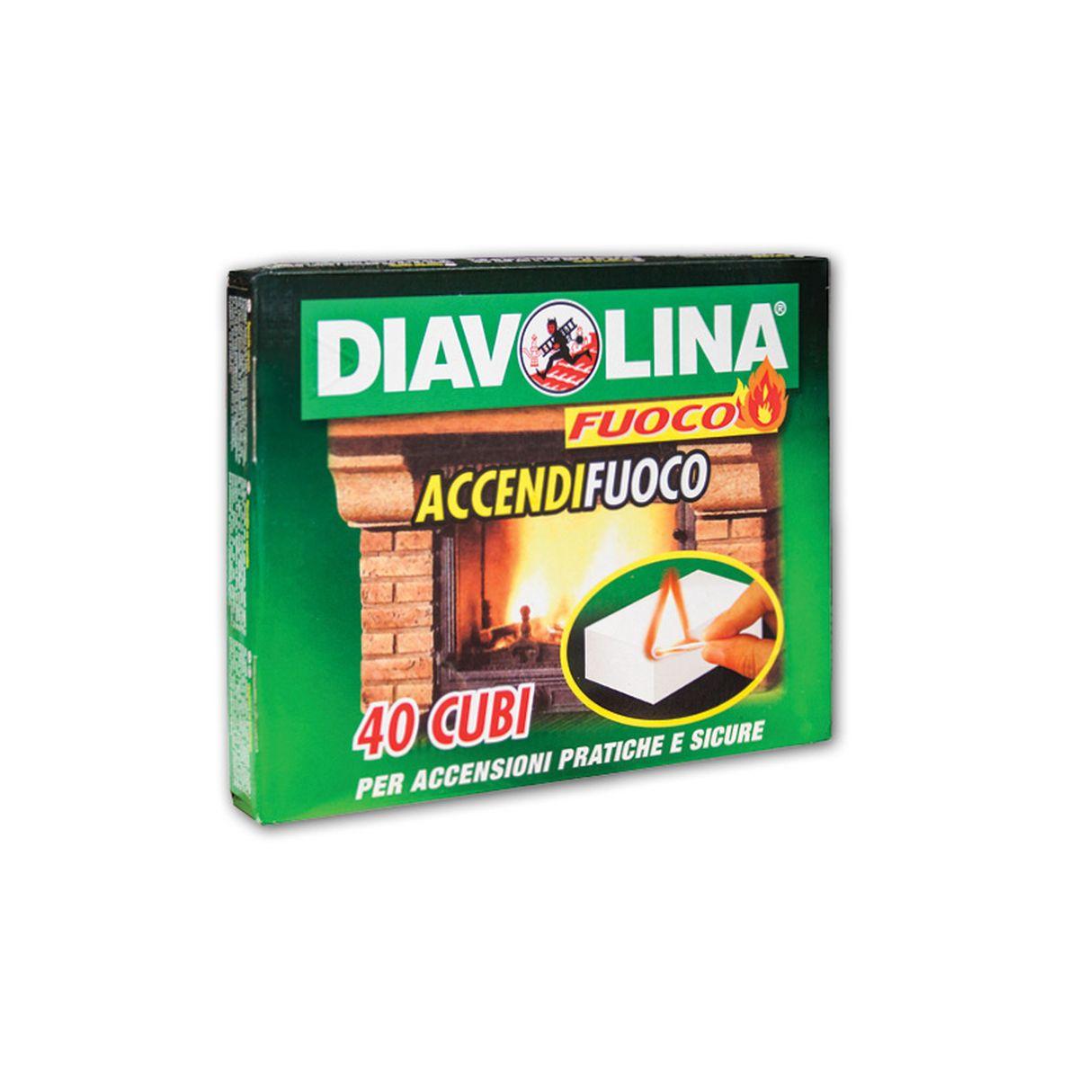 Diavolina accendifuoco 40 cubi