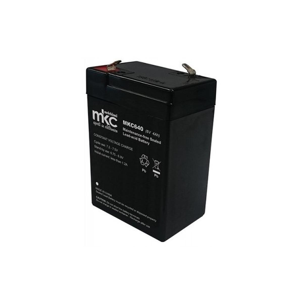 Batteria  al piombo 6v\\4ah mkc