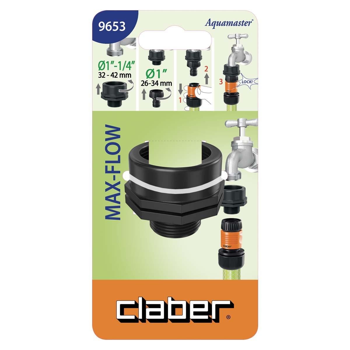 Riparatore 3/4 max-flow per tubi con Ø 3/4 19-25 mm