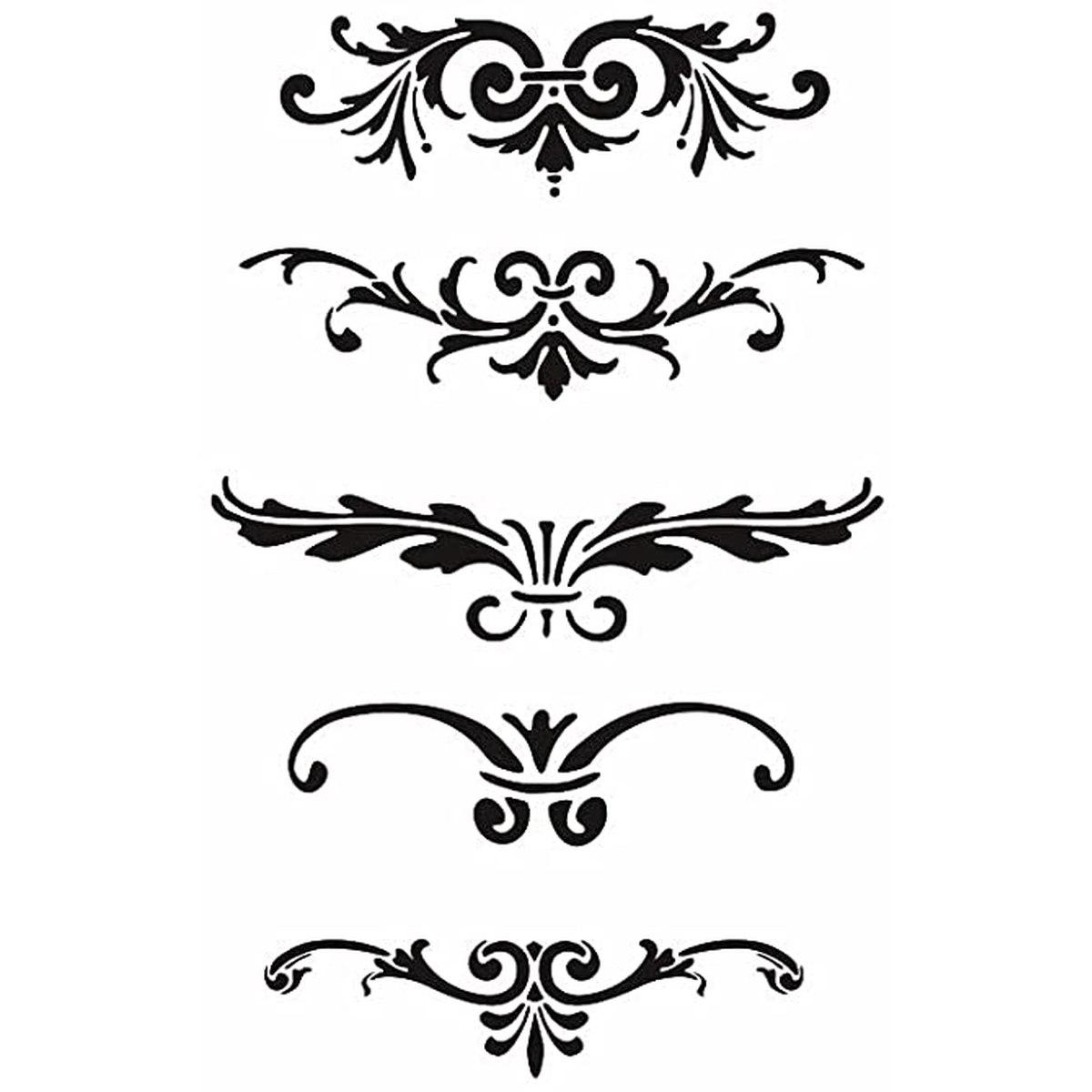 Stencil adesivo riposizionabile