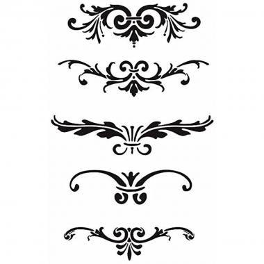 Stencil adesivo riposizionabile