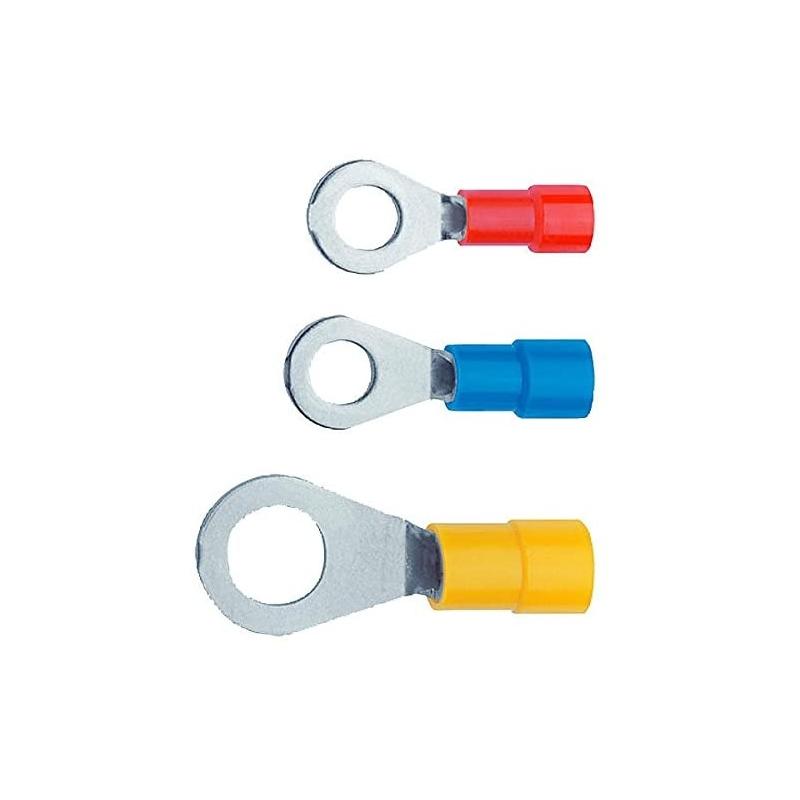 Capicorda occhiello dim.5,3 cavo 1,5 -2,5mmq  blu