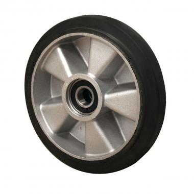 Ruota 180x50 gomma nera per carrelli