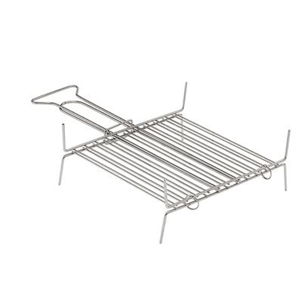 Graticola ristorante doppia bombata con piedi cm. 40x45