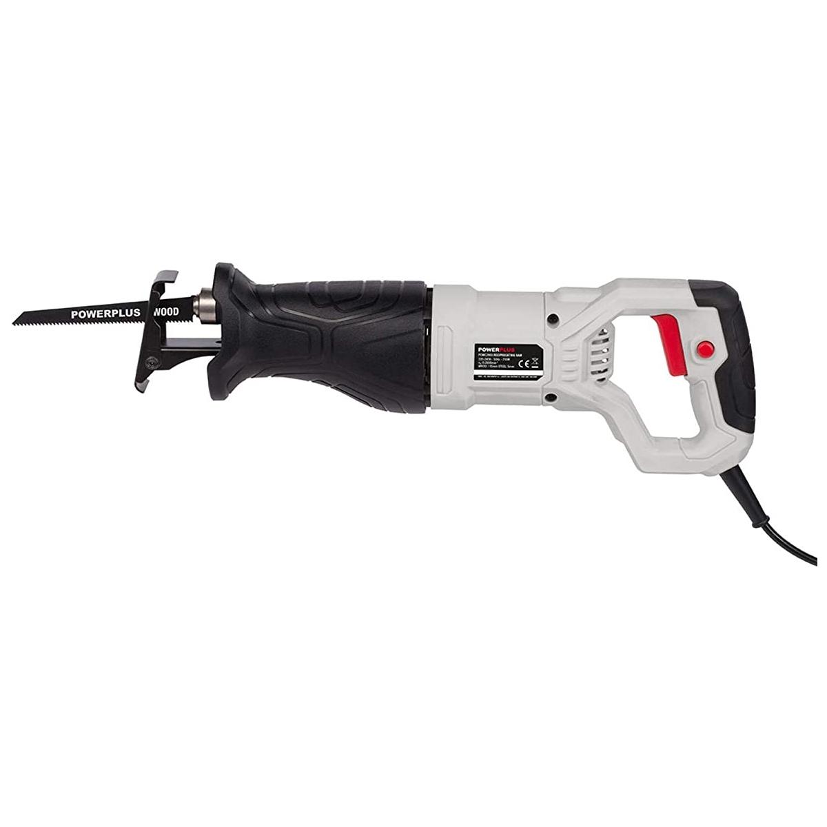 Seghetto a gattuccio universale 710w c/1lama ferro+1 legno - 'powerplus'