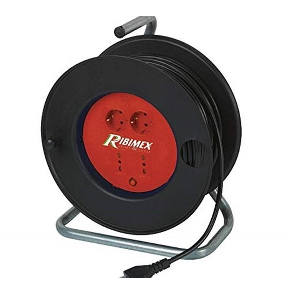 Avvolgicavo 40 mt. 16a  4 prese c.mmq3x1,5