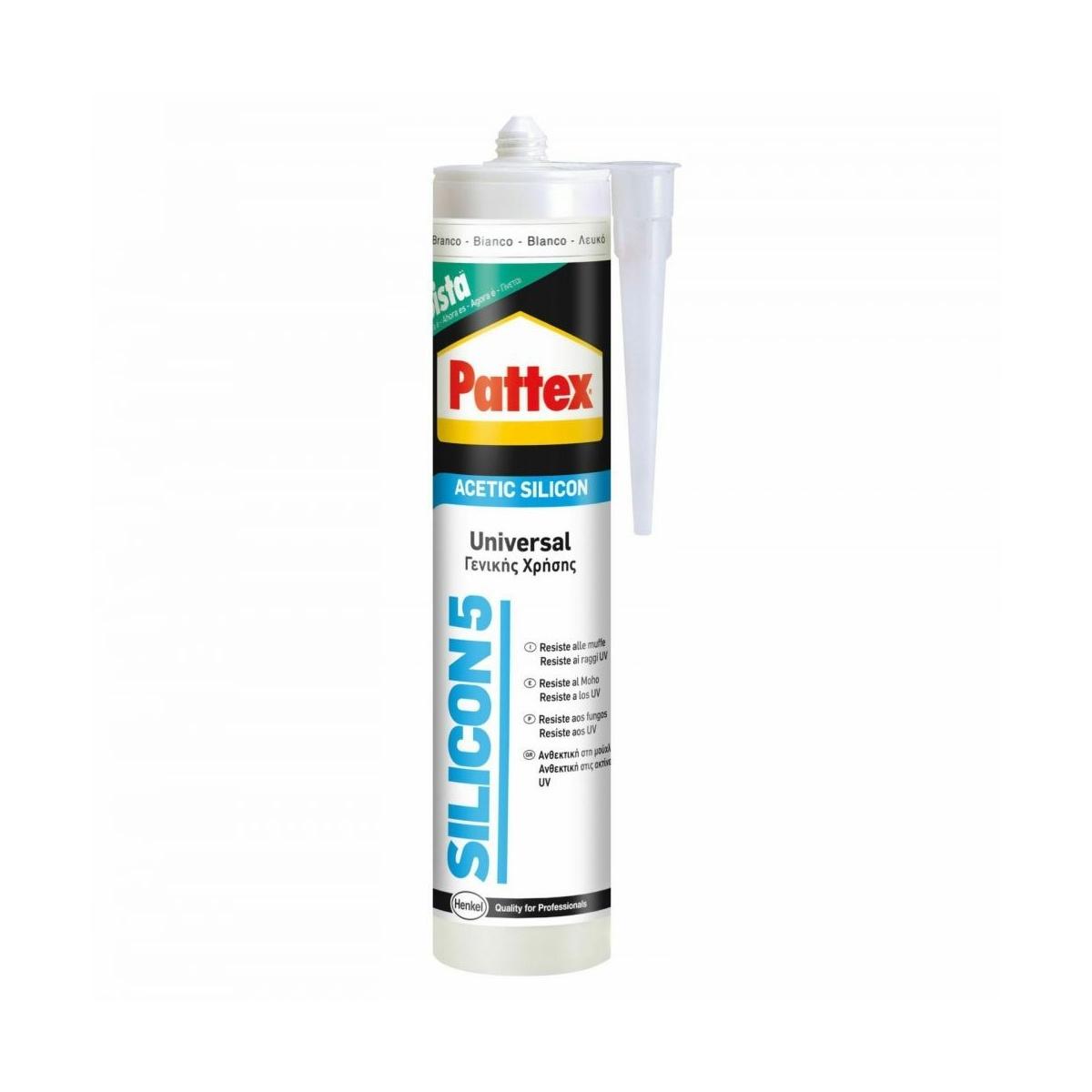 Silicone acetico multiuso ml 280 bianco pattex