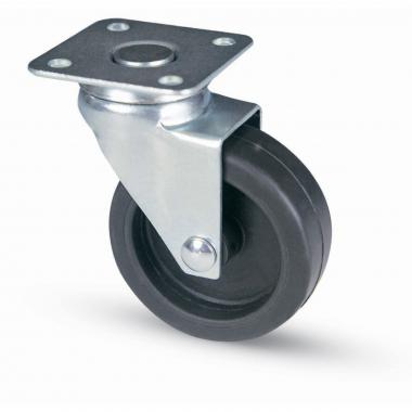 Ruote per mobili  eco c/piastra mm.50