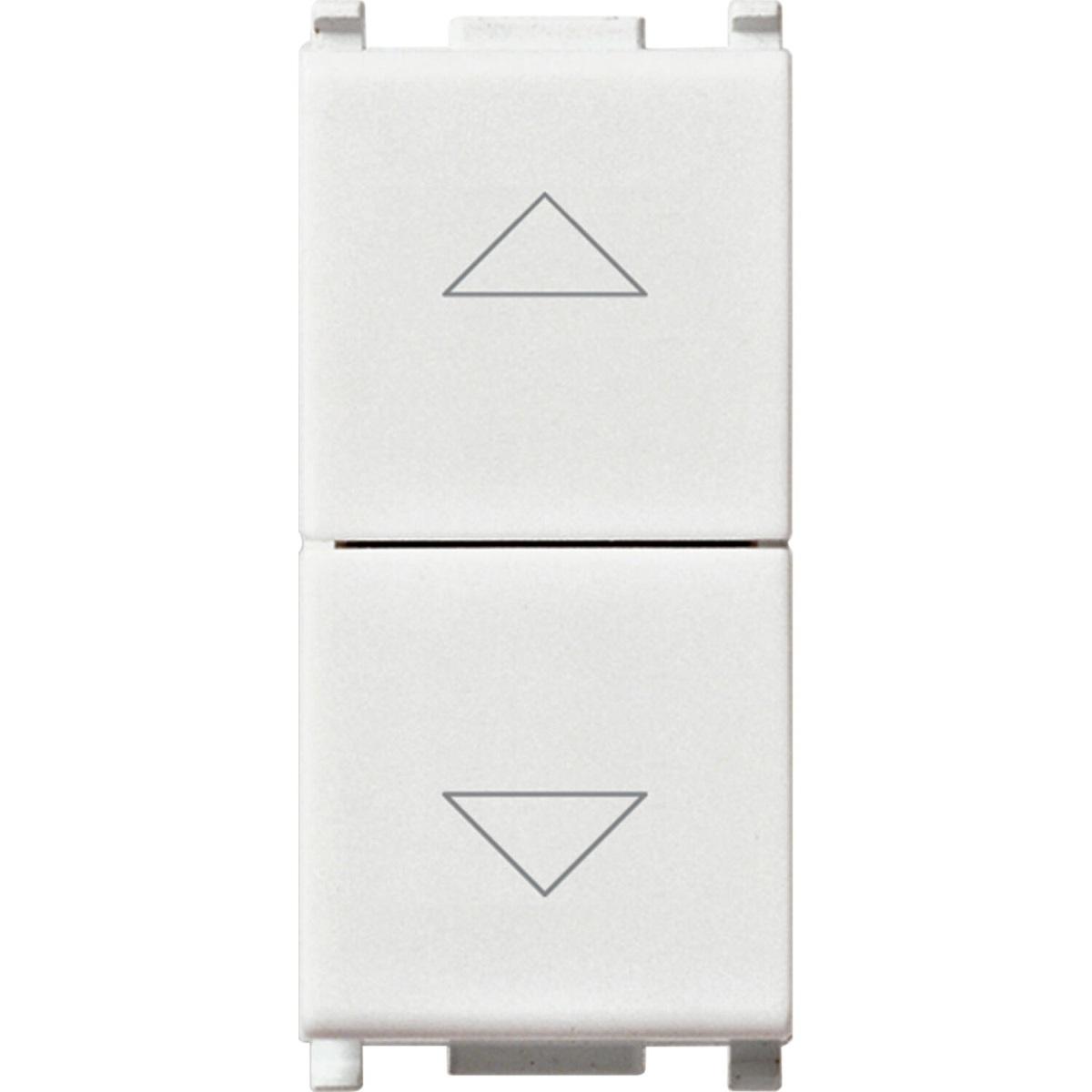 Due pulsanti interbloccati 1p no+no10a bianco vimar