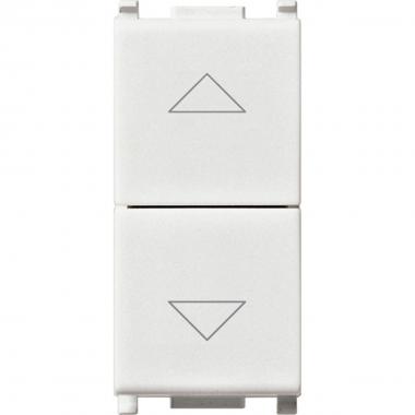 Due pulsanti interbloccati 1p no+no10a bianco vimar