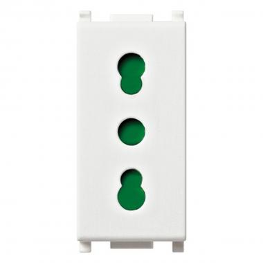 Presa 2p+t 16a p17/11 bianco vimar