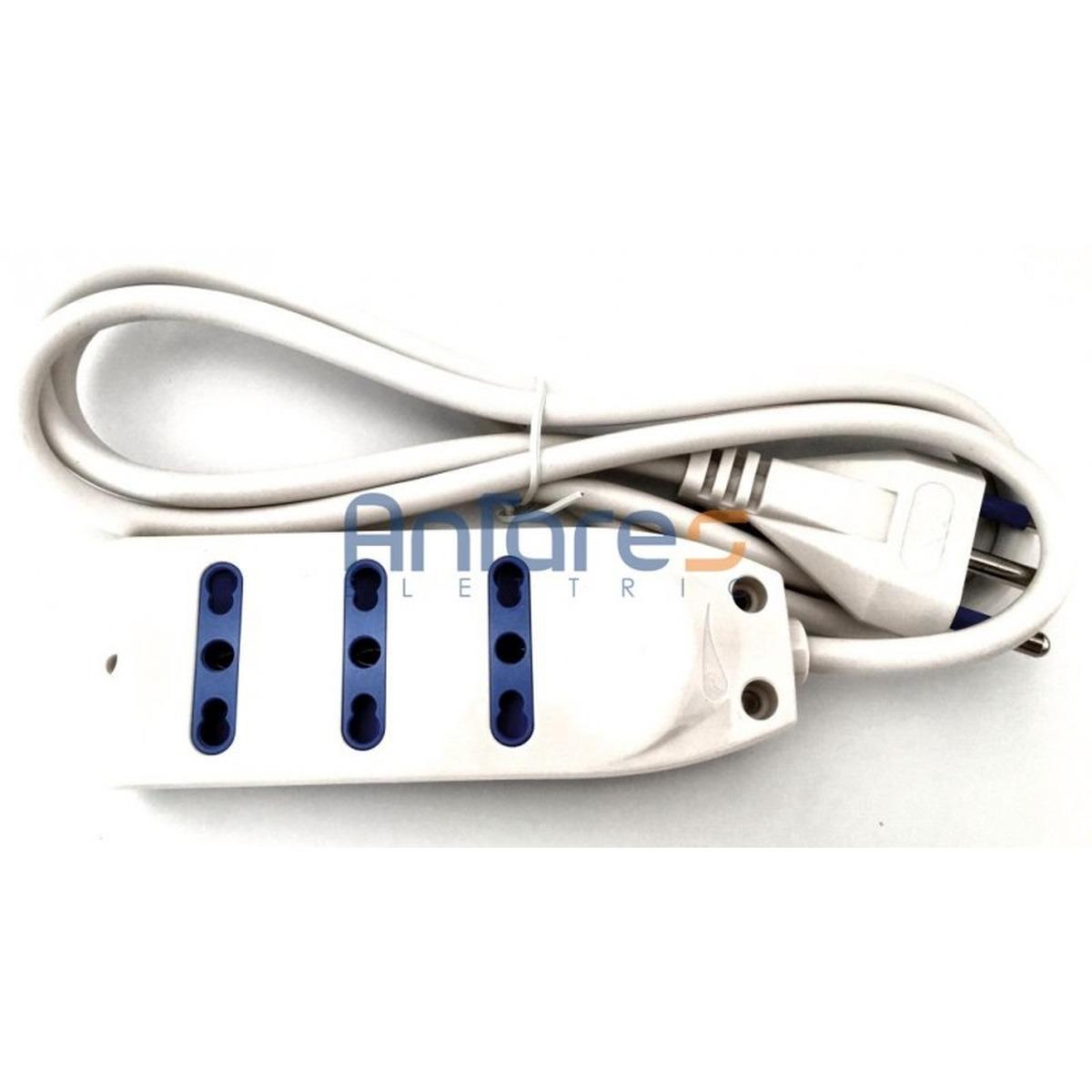 Presa multipla 3 uscite 10/16a