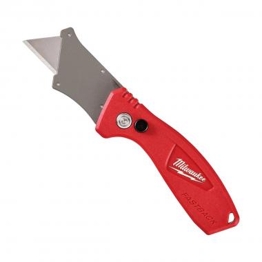 Coltello fastback pieghevole a lama trapezoidale con lama milwaukee