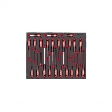 Set 23 pz di giraviti in modulo morbido milwaukee